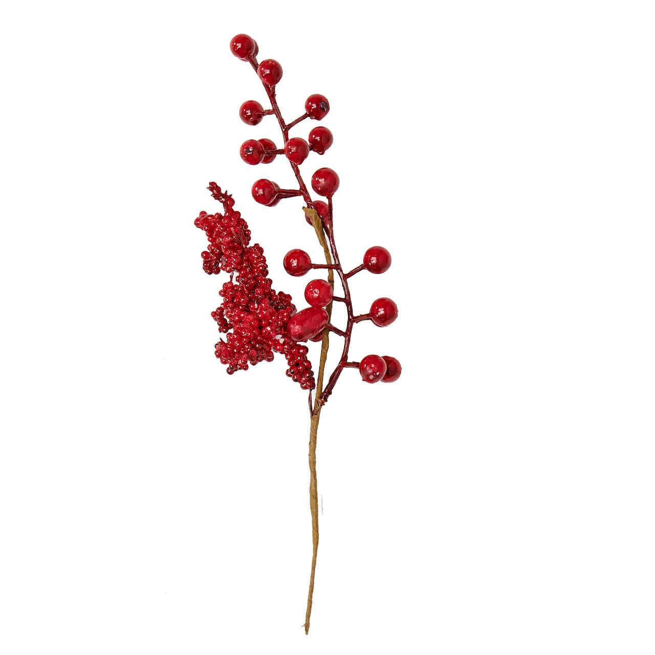 10" Christmas Weatherproof Red Berry Picks, 6ct.